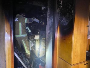 Bursa'da aynı apartmanda 5. kez yangın çıktı