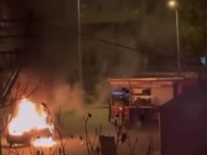 Bursa'da panik anları! Saniyeler içinde küle döndü