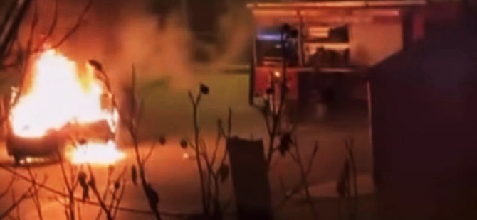 Bursa'da panik anları! Saniyeler içinde küle döndü