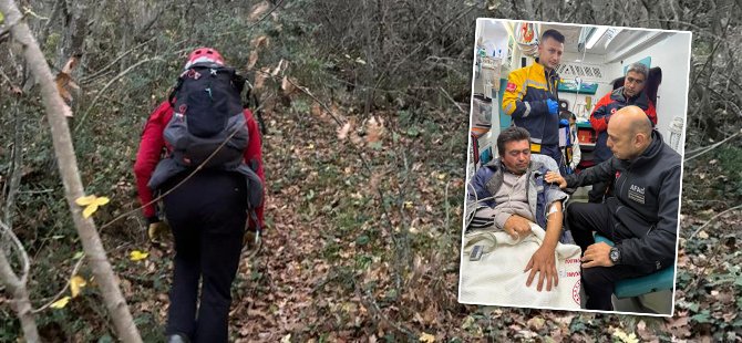 Bursa'da ormanda kayboldu, sağ bulundu