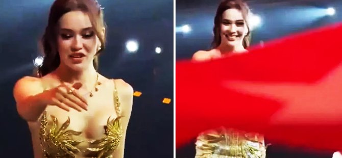 Ceren Arslan'ın Türk bayrağı almasına izin verilmedi