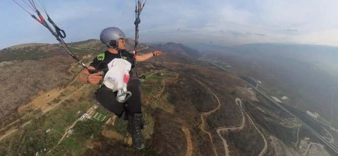 Bursa'da yanan ormanlara umut serptiler