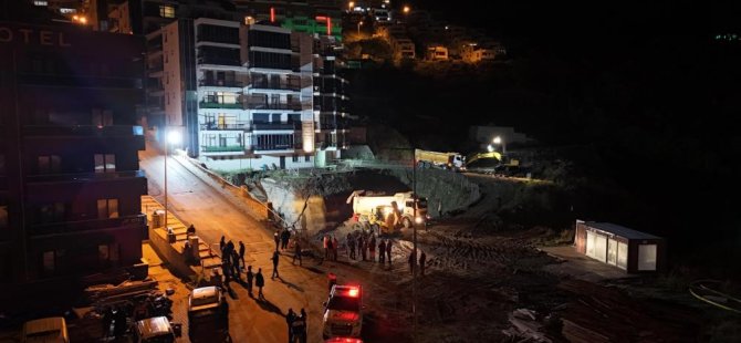 İnşaat alanında göçük! 70 kişi tahliye edildi