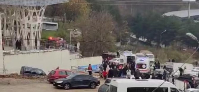 Bursa'da pazar yerinde yangın paniği! 1 kişi dumandan etkilendi