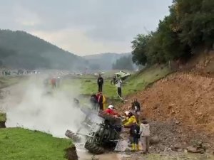 Bursa'da Off-road aracı böyle takla attı