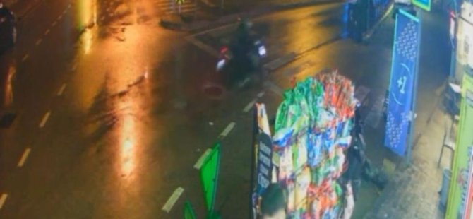 Bursa'da korkunç kaza saniye saniye kamerada