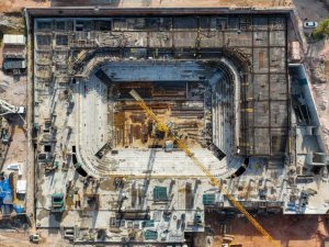 Bursa Atatürk Spor Salonu hızla yükseliyor