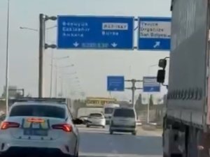 Bursa'da polisten kaçtı, silahı görünce...