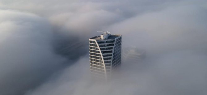 Bursa’da sis şehri böyle yuttu