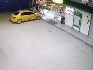 Bursa'da taksiyi böyle gasbetmiş!