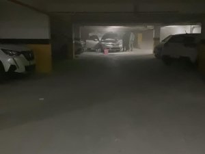 Bursa'da kapalı otoparkta panik anları!