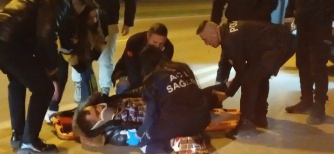 Bursa'da yolun karşısına geçmek isterken ölümden döndü