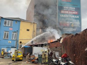 Bursa'da pide imalathanesinde yangın paniği