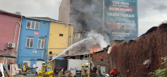 Bursa'da pide imalathanesinde yangın paniği
