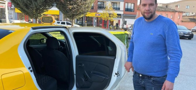 Bursa'da taksici, yaşlı çiftin unuttuğu 5500 Euro'yu teslim etti