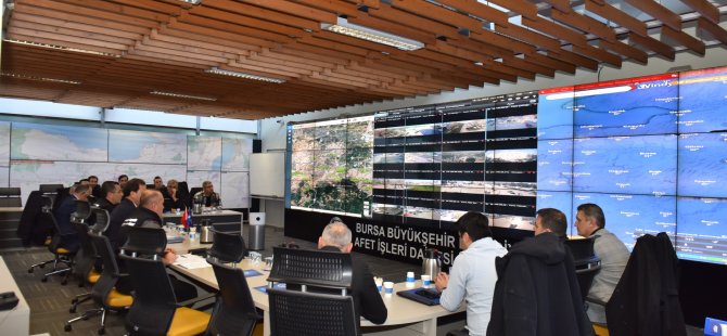 Bursa Büyükşehir'de kışa hazırlık tatbikatı