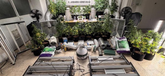 Bursa'da evini uyuşturucu imalathanesine çevirmiş