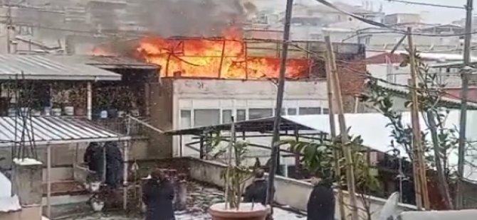 Bursa'da korkutan yangın! Patlama sesleri art arda duyuldu