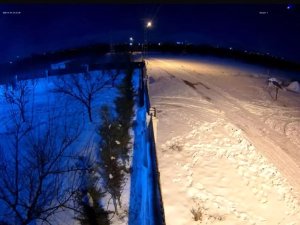 Meteorun düşme anı kamerada