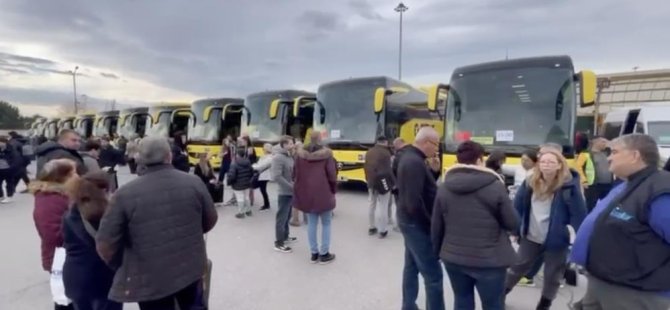 Bursa Terminali’nde yılbaşı dönüş yoğunluğu