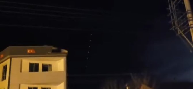 Bursa semalarında gizemli ışıklar! Sır çözüldü