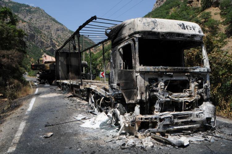 Tunceli-Erzincan karayolu üç gündür kapalı