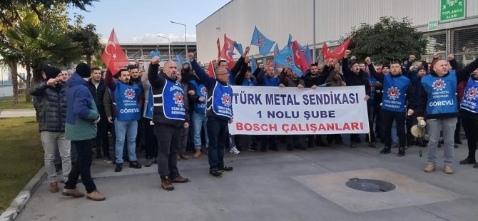 Bursa'da metal işçilerinin eylemi sürüyor!