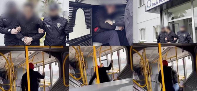 Bursa'da otobüste kavga çıkaran şüpheli yakalandı
