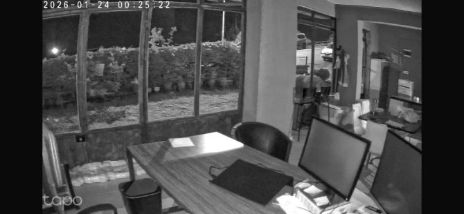 Deprem anı güvenlik kameralarına böyle yansıdı