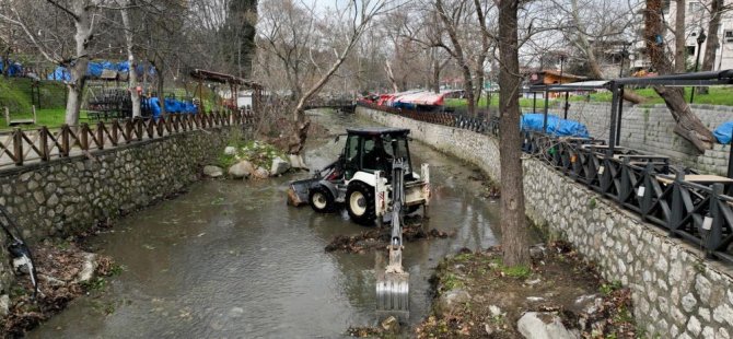 Bursa Büyükşehir'den Misi'de dere ve çevre temizliği