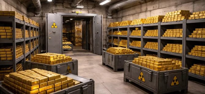 Dev şirket milyarlarca dolarlık altını nükleer sığınakta saklamaya başladı