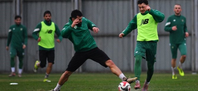 Bursaspor, Adanaspor maçı hazırlıklarını sürdürdü