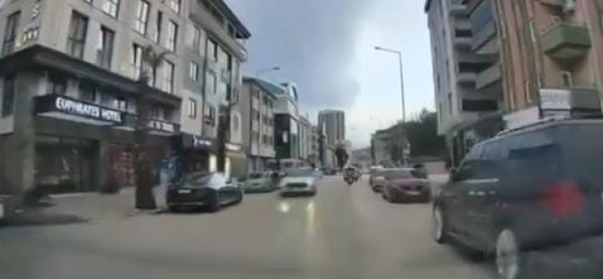 Bursa'da saniye saniye kaza! Yayaya çarptı