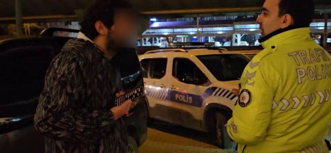 Bursa'da polisin alkollü sürücüyle imtihanı