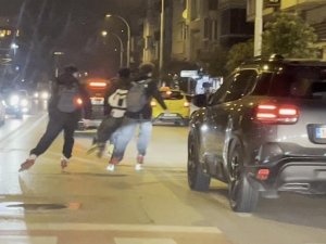 Bursa’da patenli gençlerin tehlikeli yolculuğu