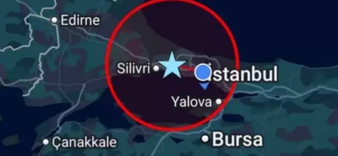 Tüm Marmara'yı gece yarısı uykudan uyandıran bildirim!