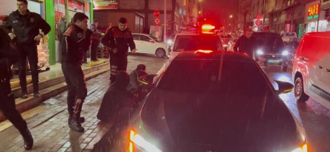 Bursa'da bu kez alkolsüz sürücü panik yapıp polisin üzerine araç sürdü