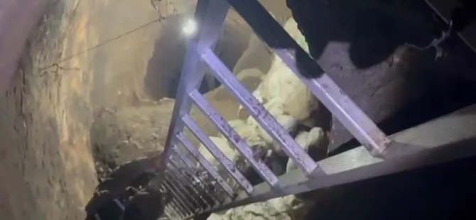 Hazine hayaliyle 40 metre derine indi, cezaevini boyladı