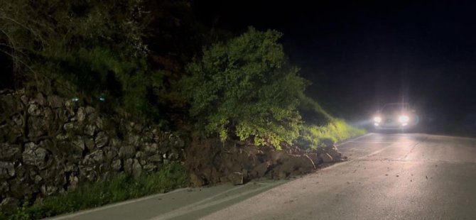 Bursa'da heyelan! Kazaya ramak kaldı