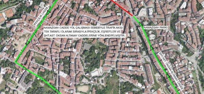 Bursa'da trafik düzenlemesi