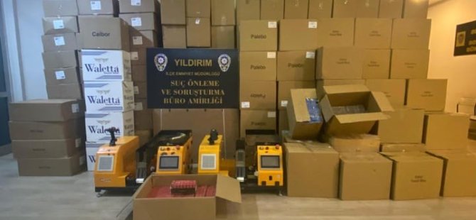 Bursa'da kaçakçılara dev darbe! 460 kilo tütün ele geçirildi