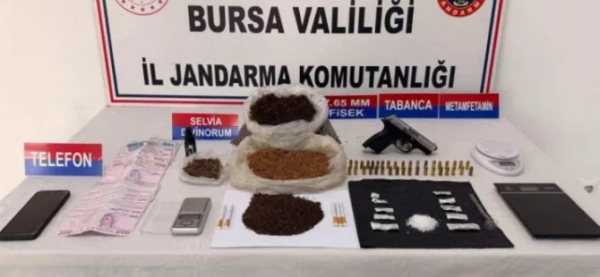 Bursa'da jandarmadan zehir tacirlerine darbe!