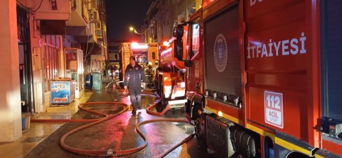 Bursa'da korkutan yangın! Mahalle ayağa kalktı