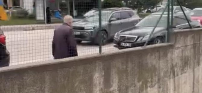 Bursa'da yolunu kaybeden yaşlı adam,  trafiği alt üst etti