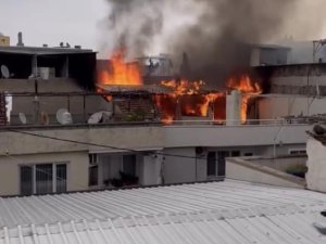 Bursa'da koca mahalleyi ayağa kaldıran yangın