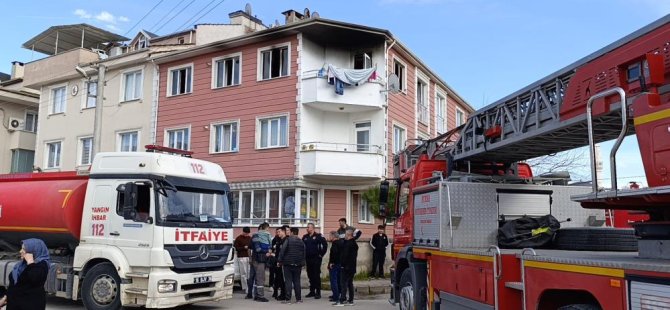 Bursa'da korkutan yangın! Yaşlı kadın ölümden döndü