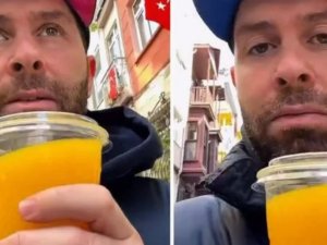 Bir bardak portakal suyuna, servet ödedi!
