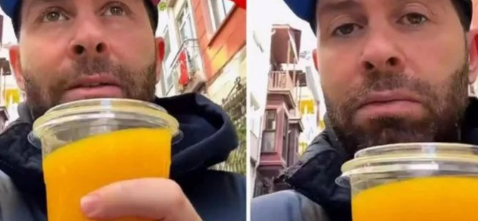 Bir bardak portakal suyuna, servet ödedi!