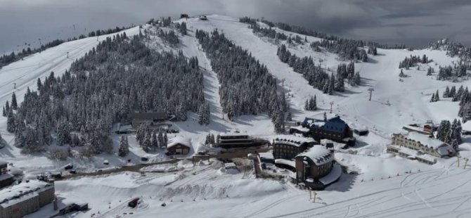 Uludağ'da sezon uzadı! Nisan ayınla 2 metre kar