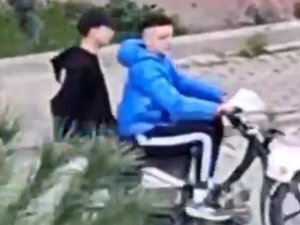 Bursa'da mobiletli şahıs bir mahalleyi bezdirdi